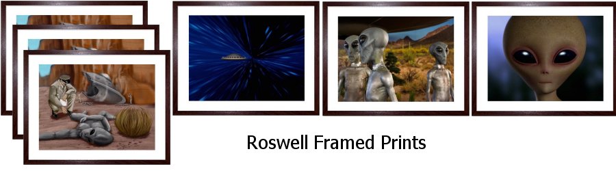 Roswell Framed Prints